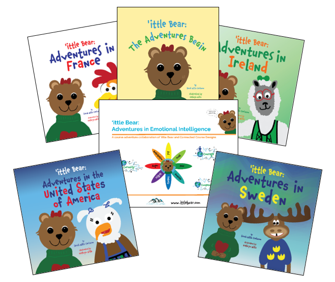 5 books n pdf Image of 5 'ittle Bear books plus the cover of the 'ittle Bear: Adventures in Emotional Intelligence PDF